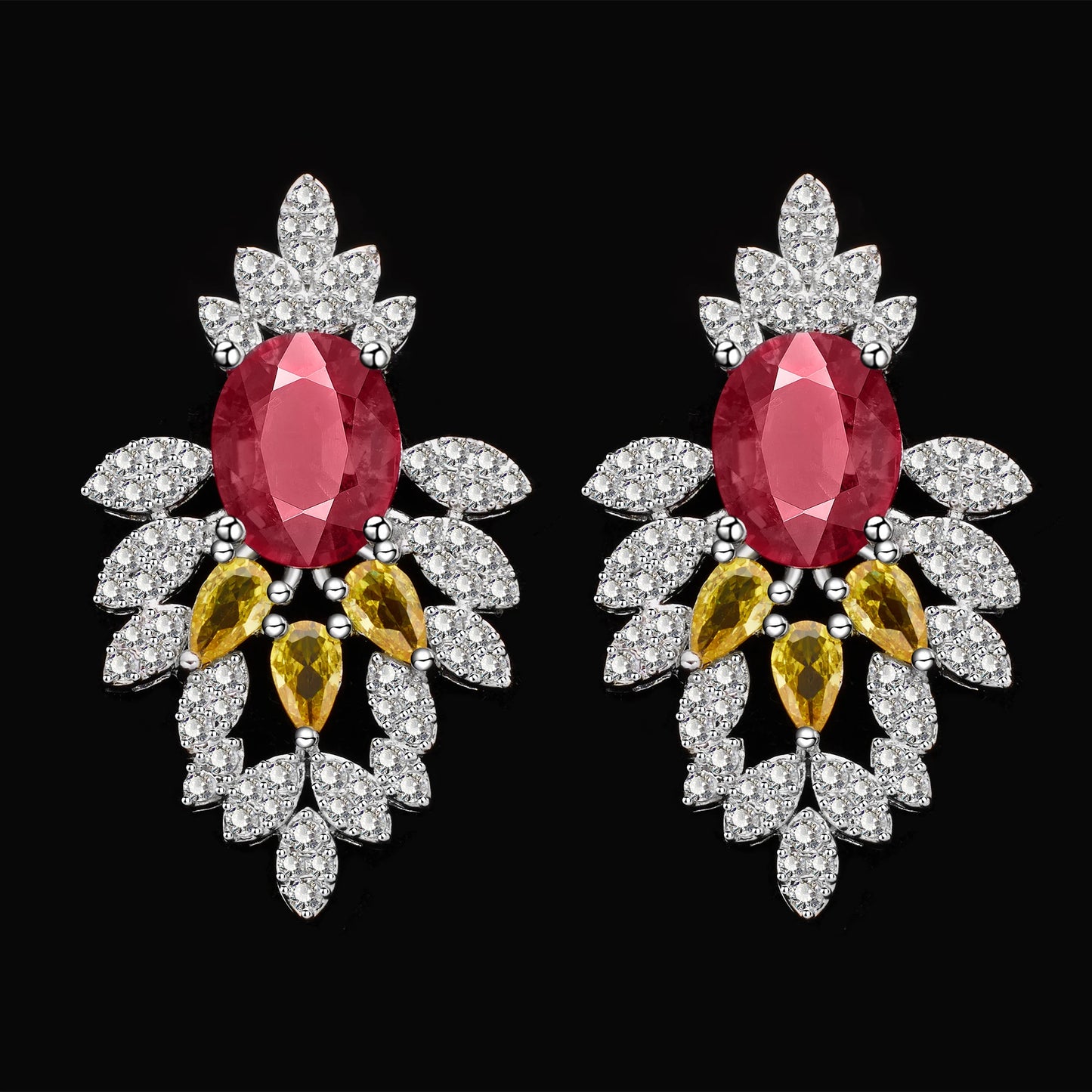 Gorgeous 4-Piece Bridal Zirconia Jewelry Set – Elegant Wedding Necklace & Earring Set for Women