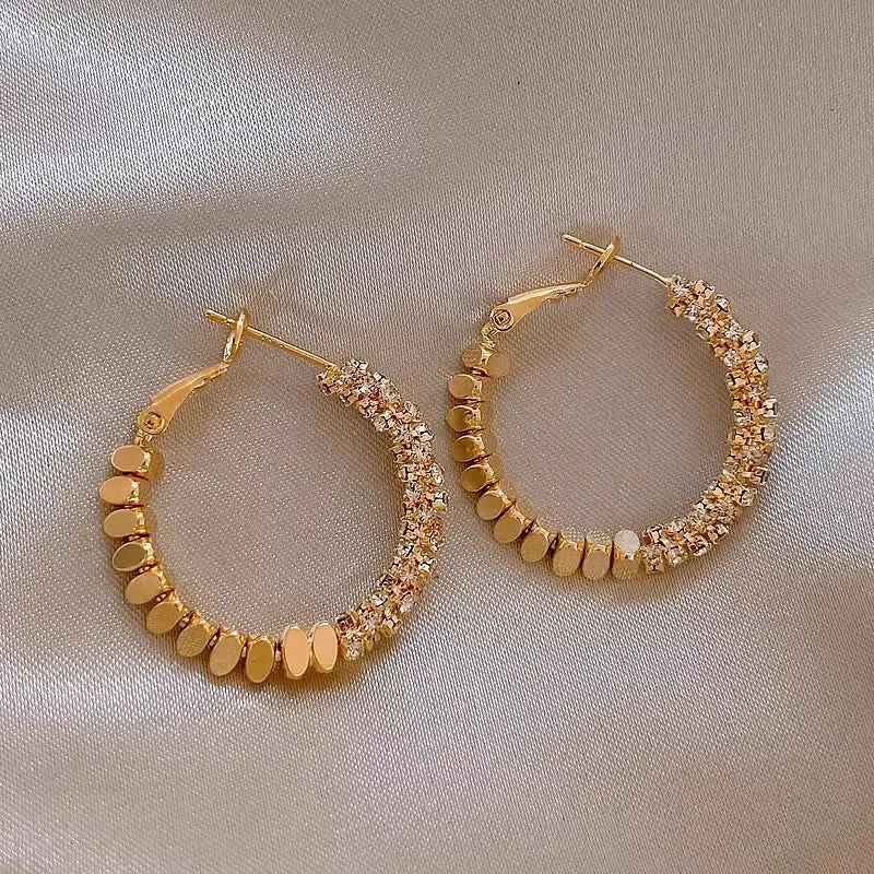Elegant Light Luxury Hoop Earrings - Unique Fashion Jewelry for Women