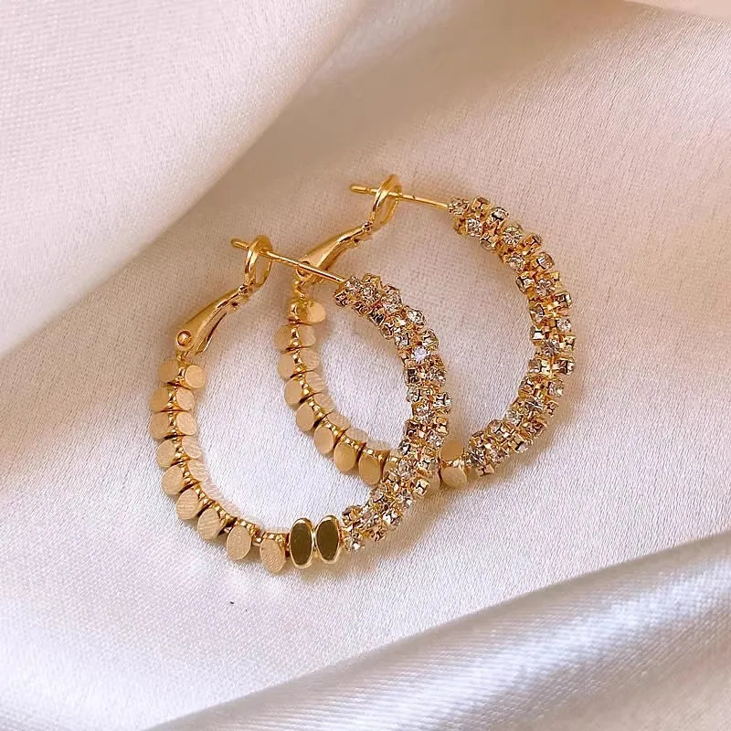 Elegant Light Luxury Hoop Earrings - Unique Fashion Jewelry for Women
