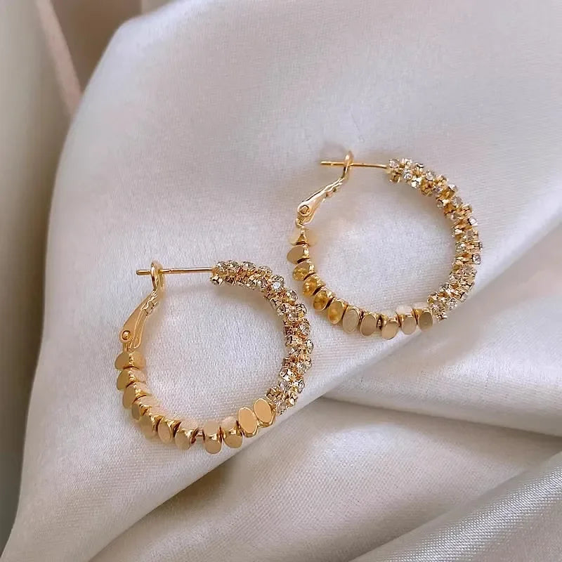 Elegant Light Luxury Hoop Earrings - Unique Fashion Jewelry for Women